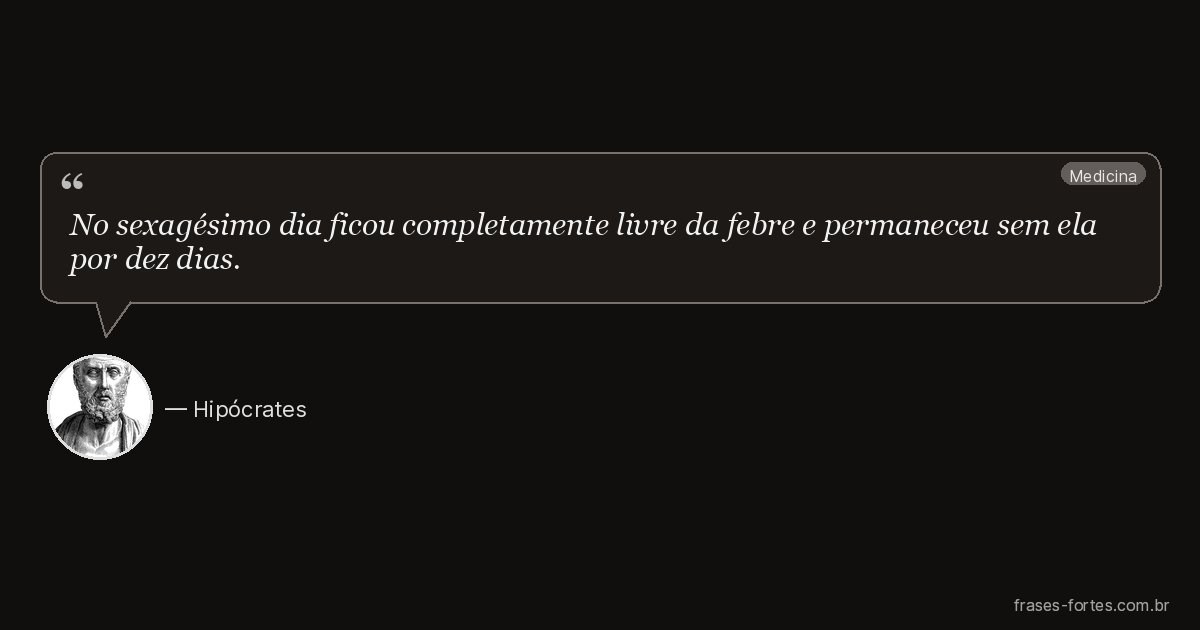 Frase de Hipócrates