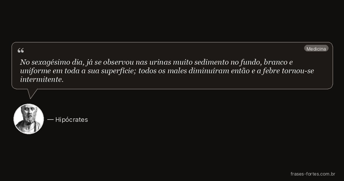 Frase de Hipócrates