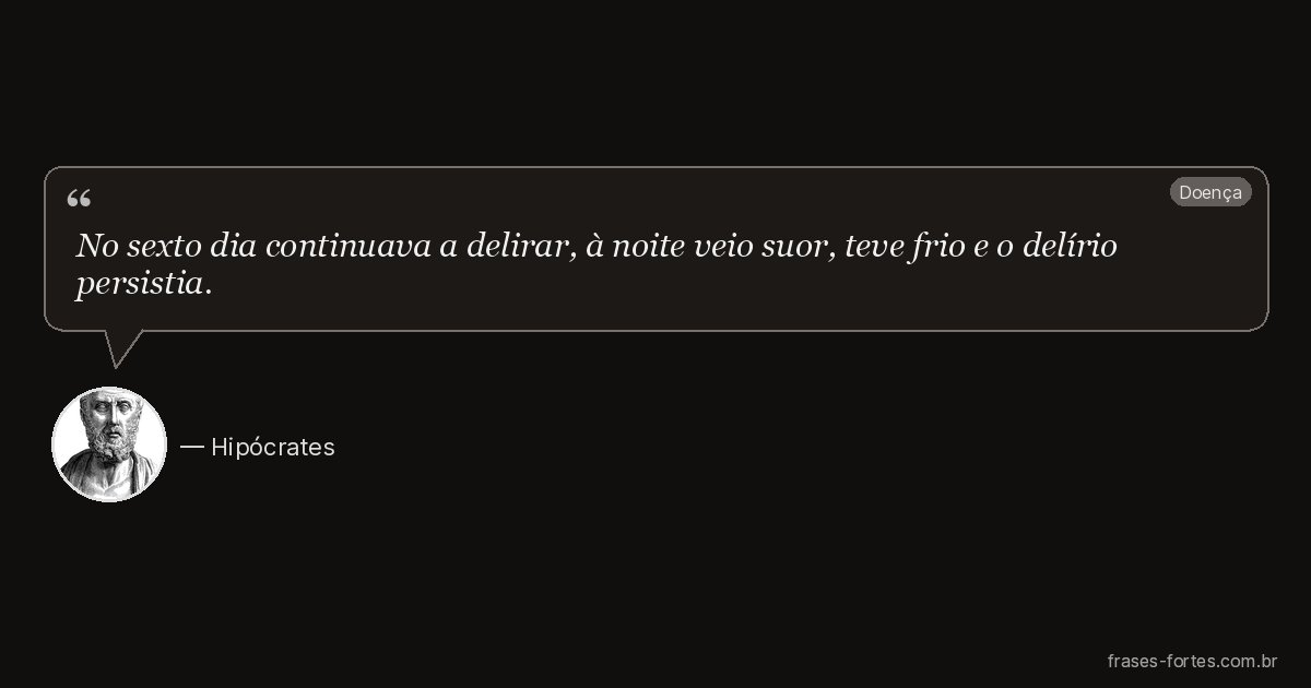 Frase de Hipócrates