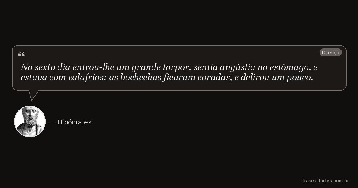 Frase de Hipócrates