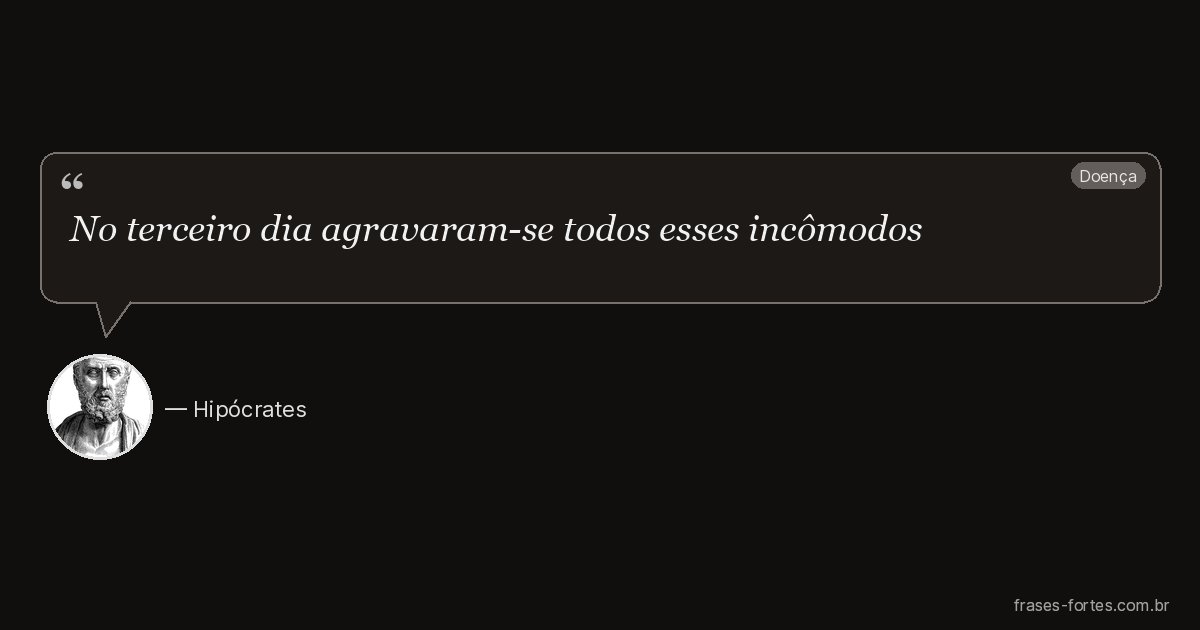 Frase de Hipócrates