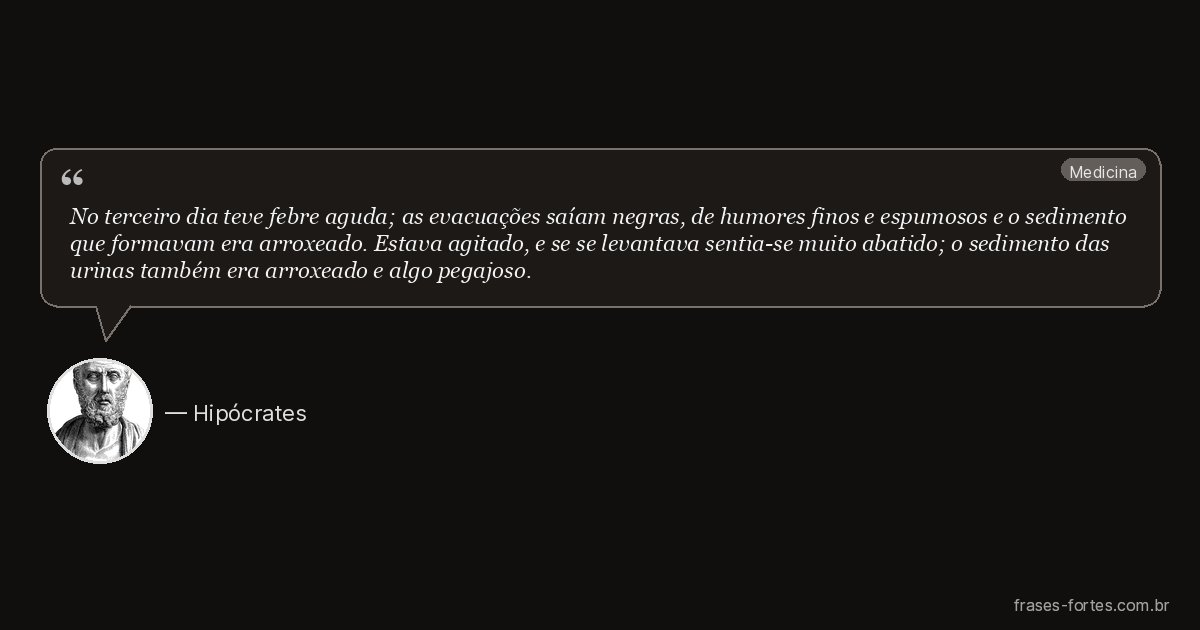 Frase de Hipócrates