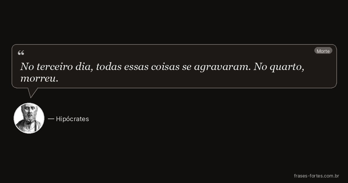 Frase de Hipócrates