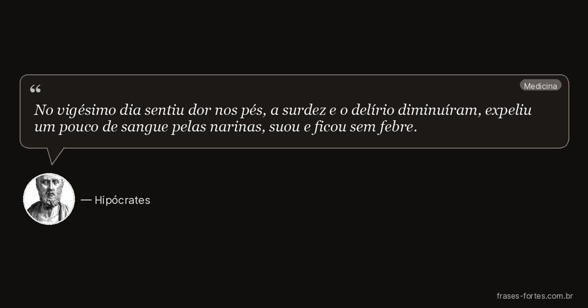 Frase de Hipócrates