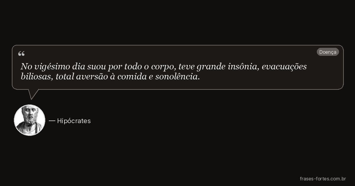 Frase de Hipócrates