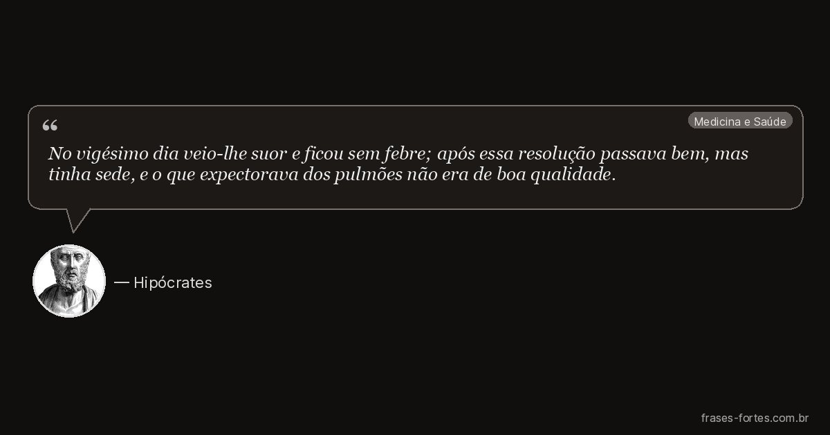 Frase de Hipócrates