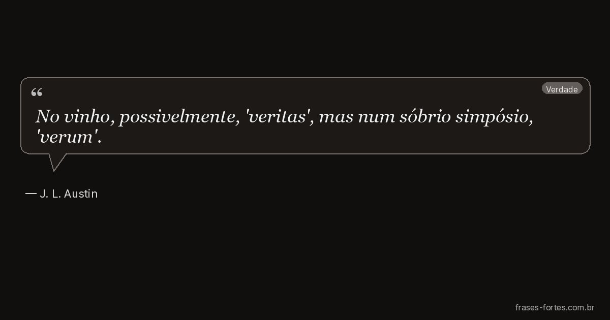 Frase de J. L. Austin