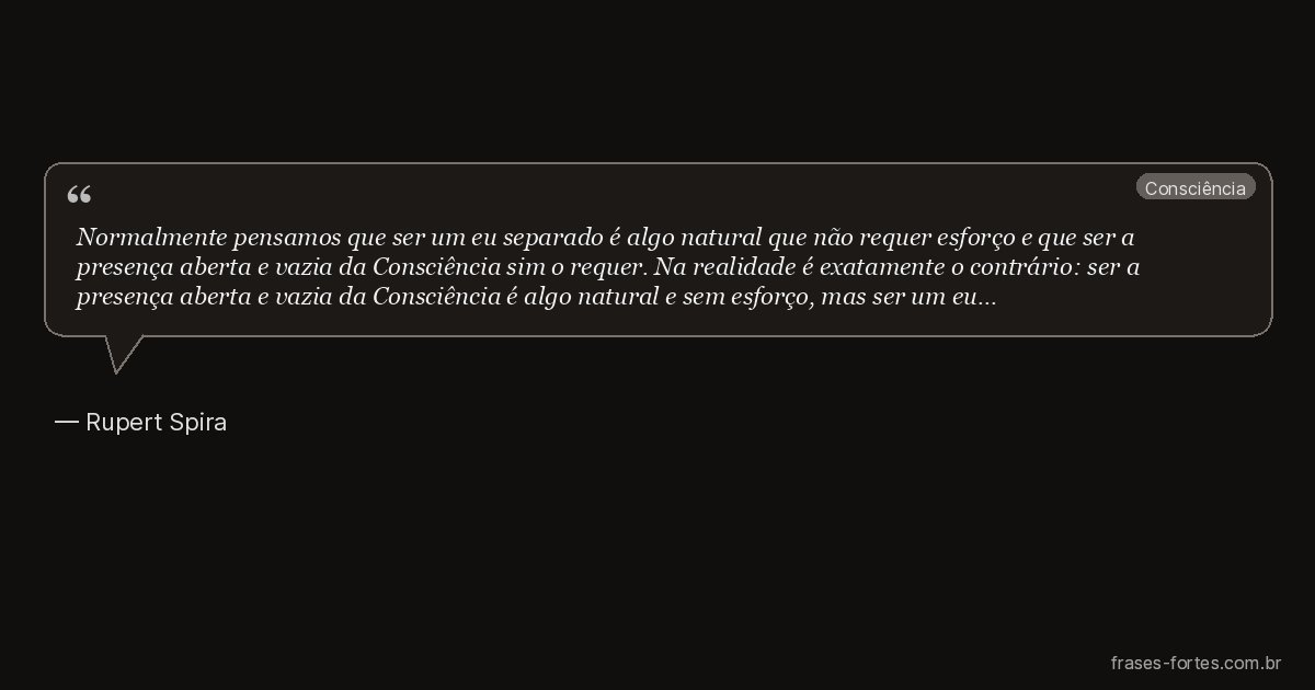 Frase de Rupert Spira