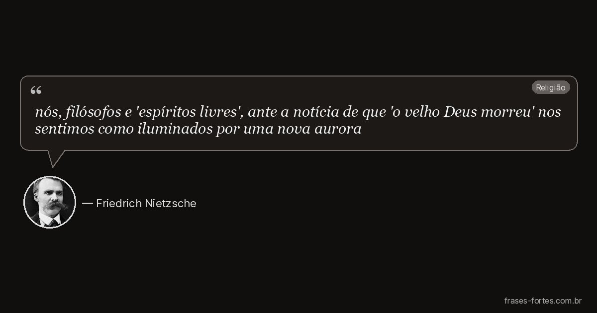 Frase de Friedrich Nietzsche