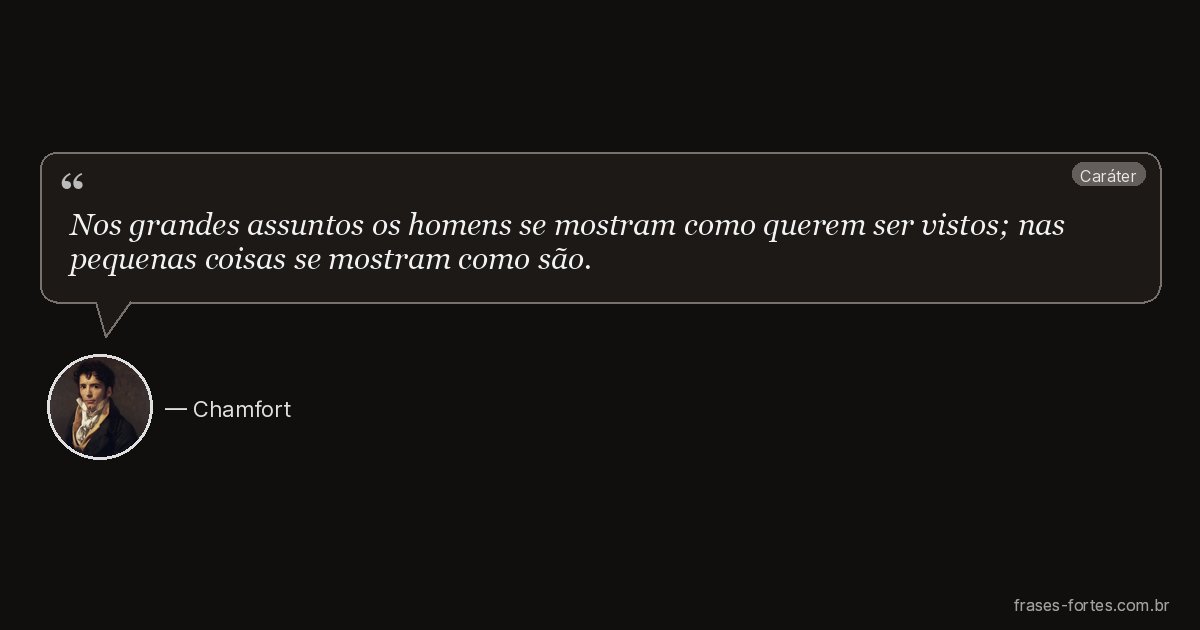 Frase de Chamfort