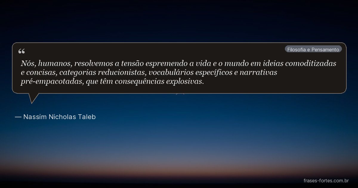 Frase de Nassim Nicholas Taleb