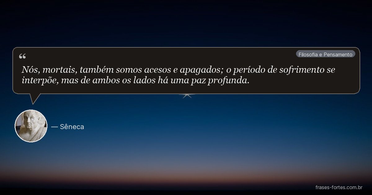 Frase de Sêneca