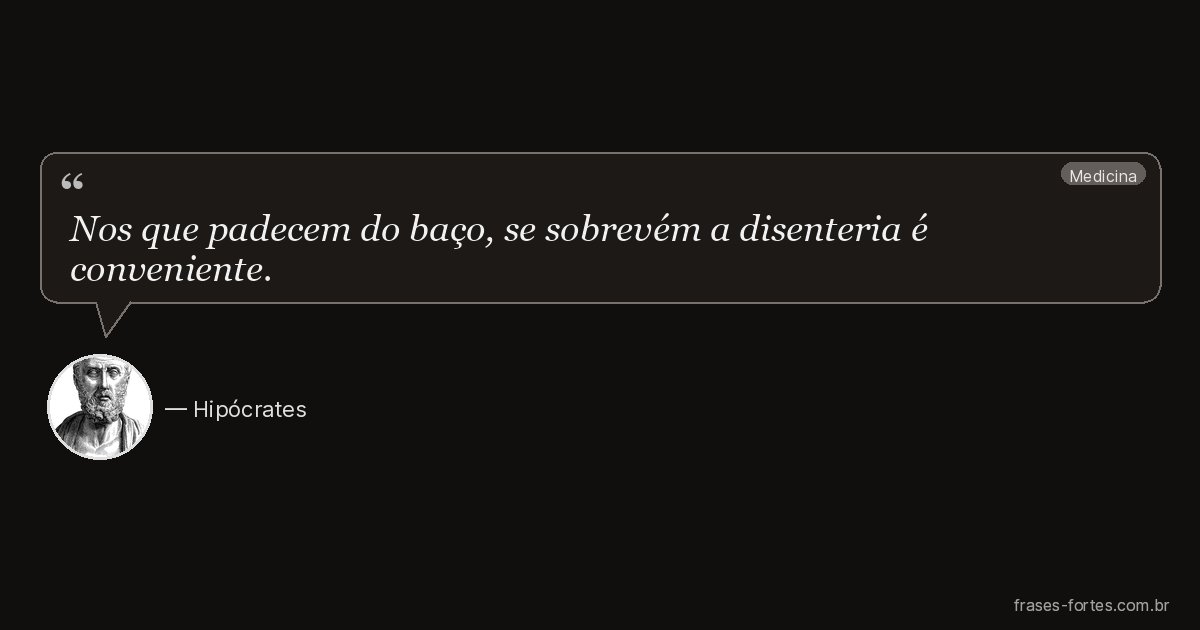 Frase de Hipócrates