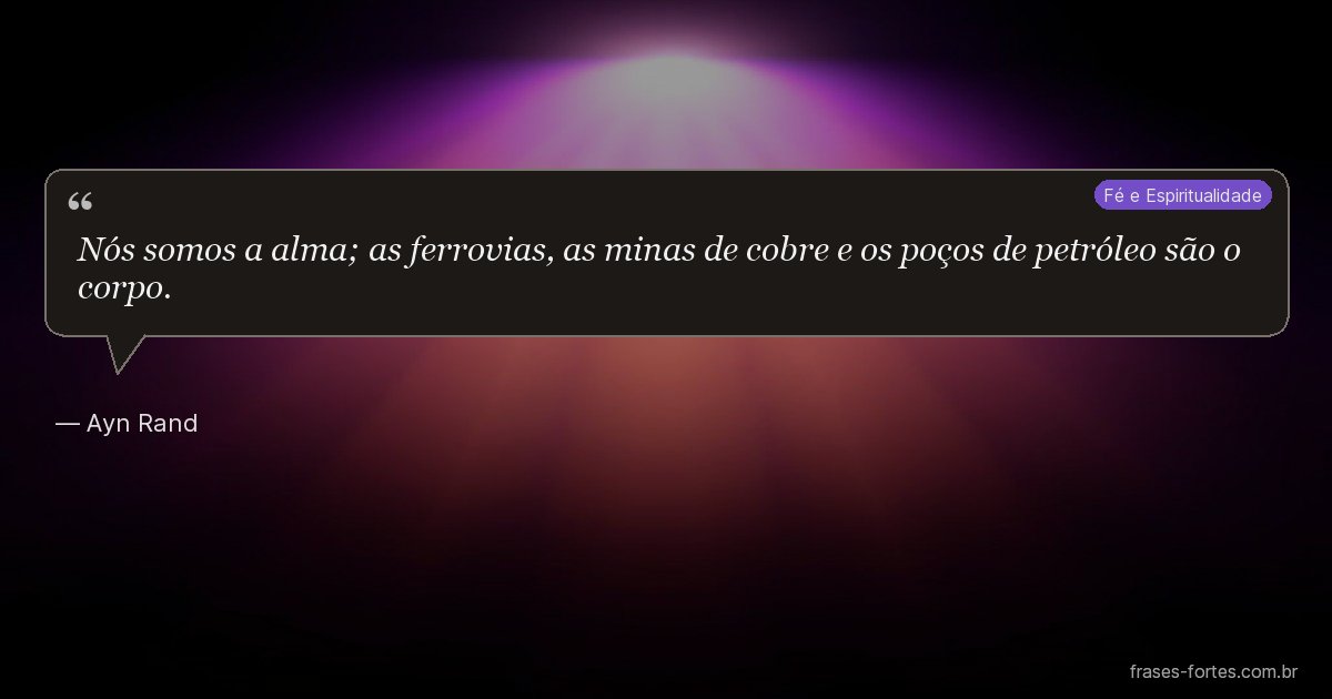 Frase de Ayn Rand