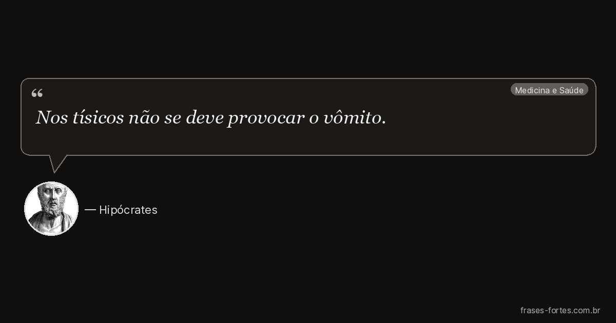 Frase de Hipócrates