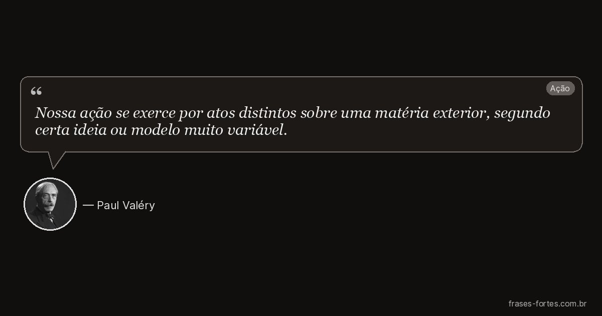 Frase de Paul Valéry