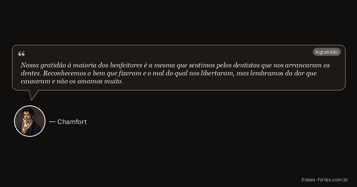 Frase de Chamfort