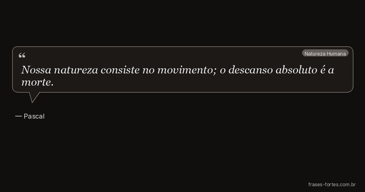 Frase de Pascal