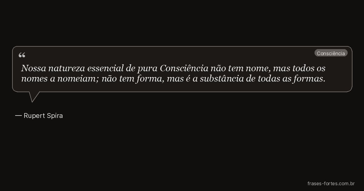 Frase de Rupert Spira
