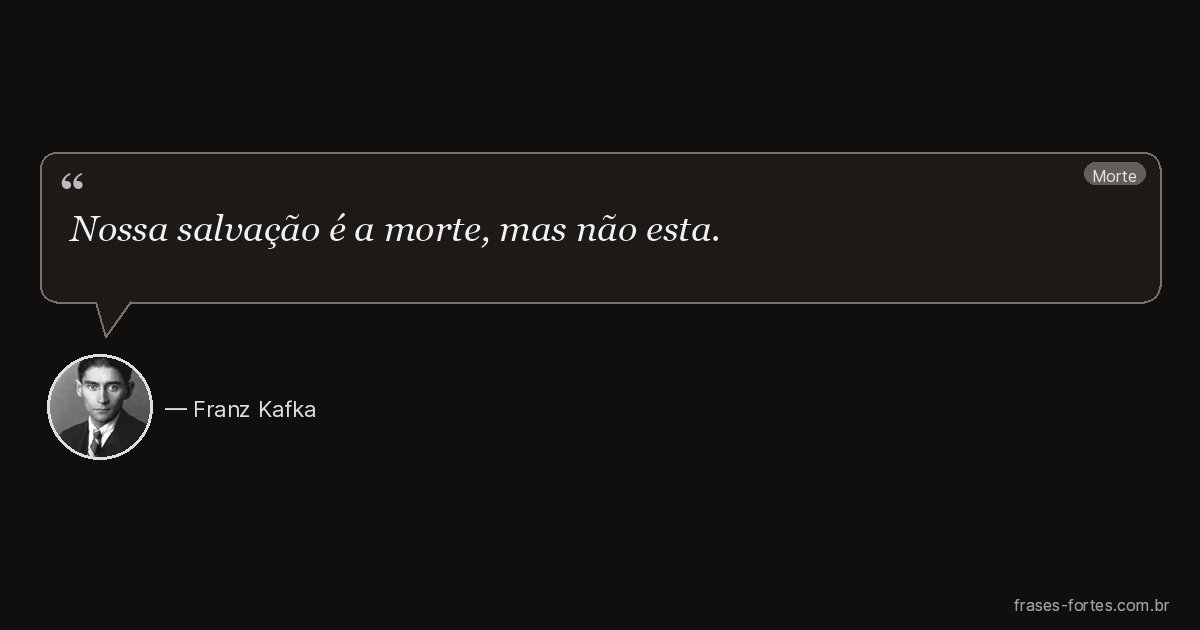 Frase de Franz Kafka