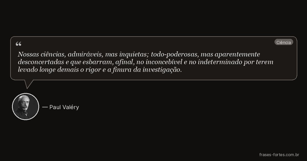 Frase de Paul Valéry
