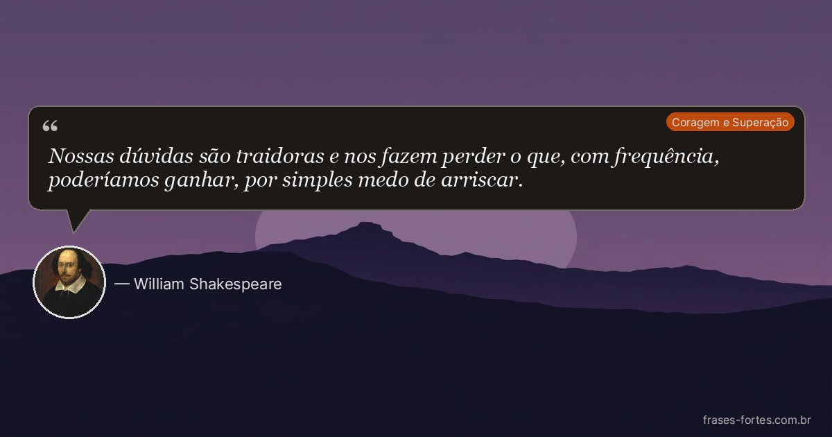 Frase de William Shakespeare