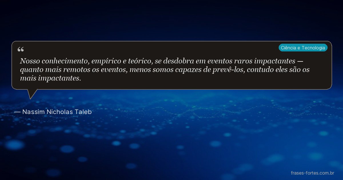 Frase de Nassim Nicholas Taleb