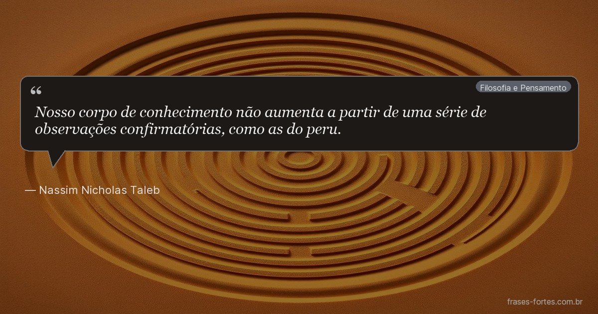 Frase de Nassim Nicholas Taleb