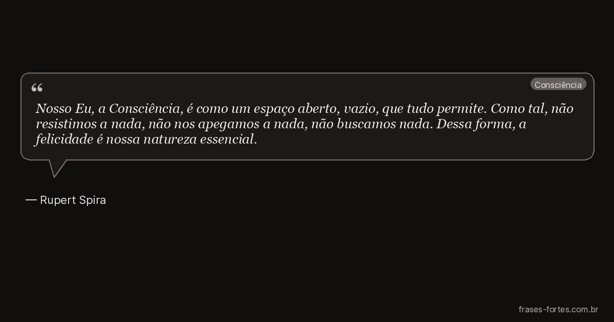 Frase de Rupert Spira