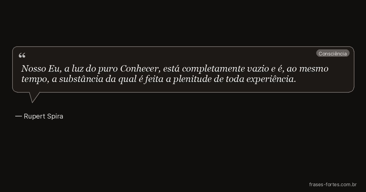 Frase de Rupert Spira