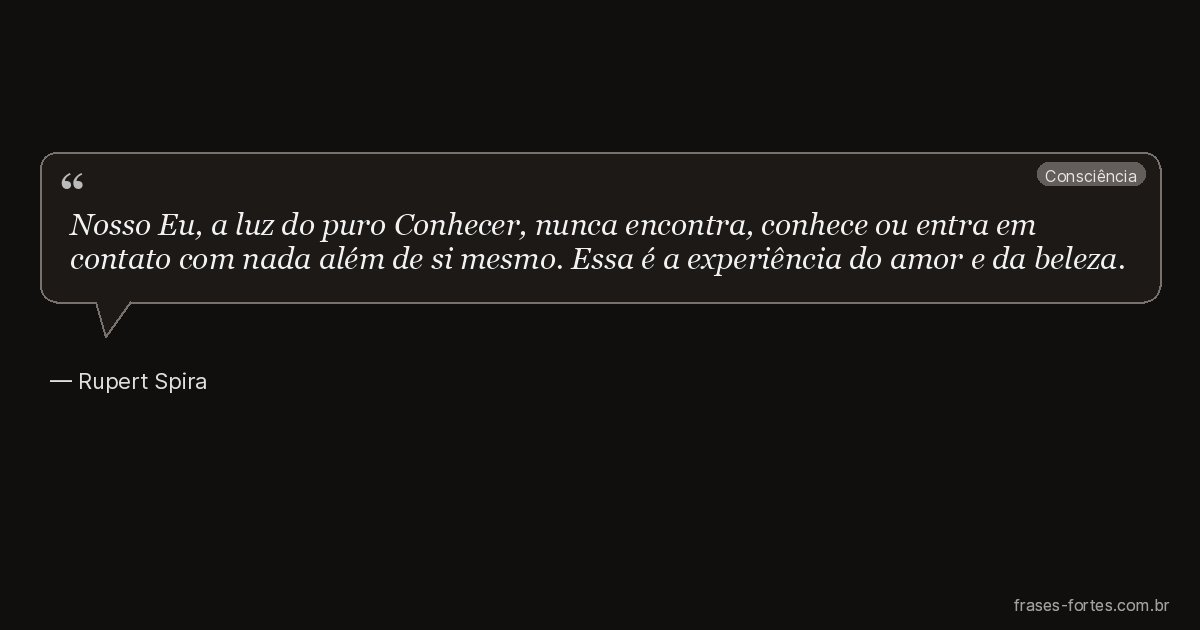 Frase de Rupert Spira