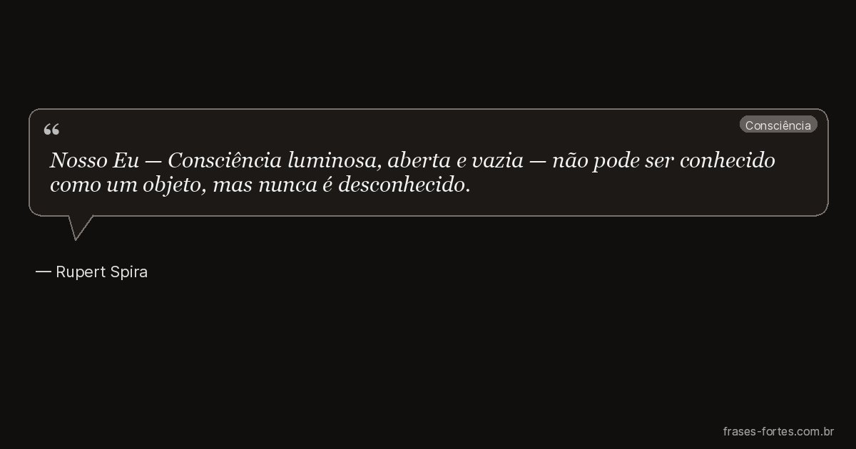 Frase de Rupert Spira