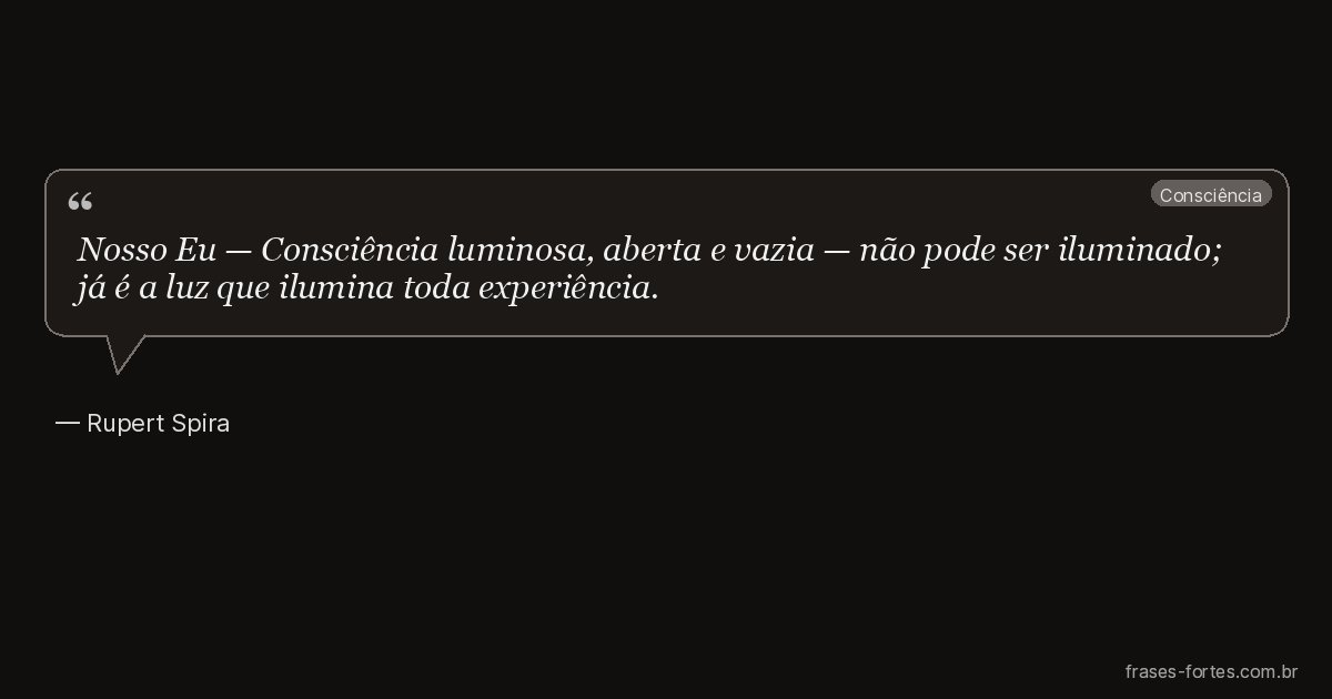 Frase de Rupert Spira