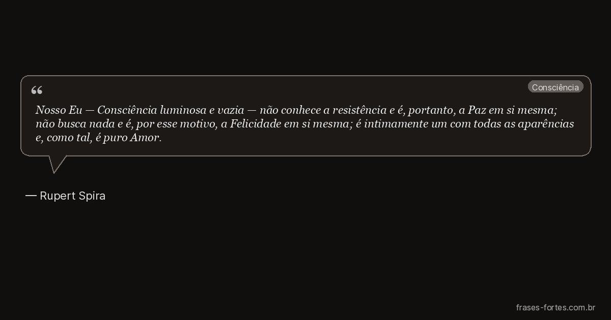 Frase de Rupert Spira