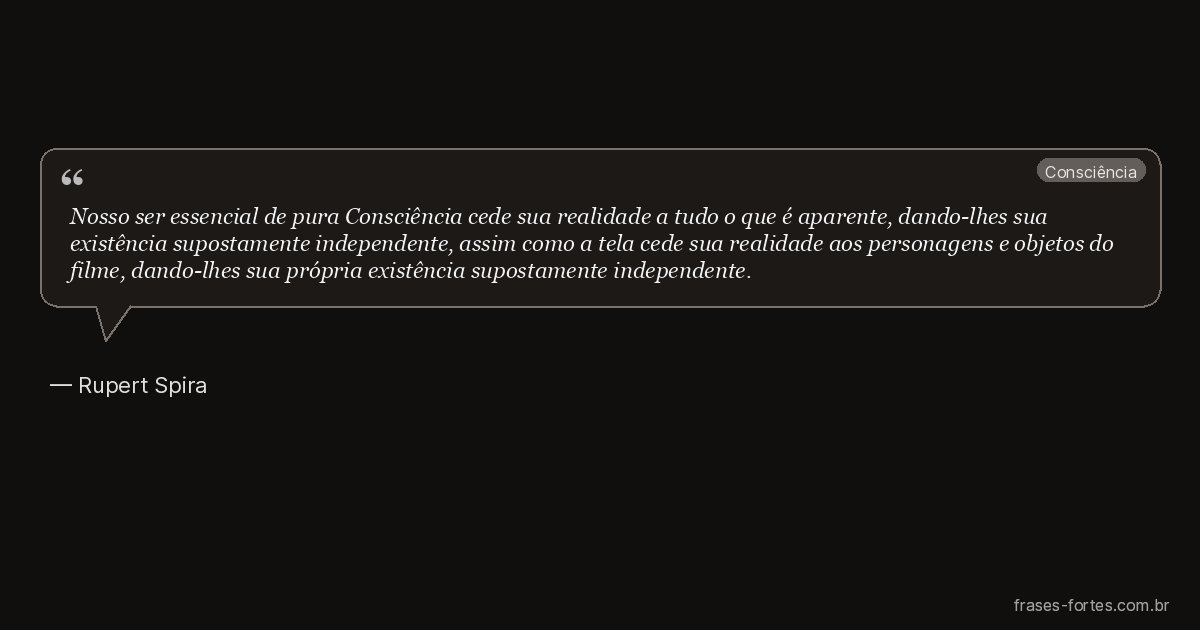 Frase de Rupert Spira