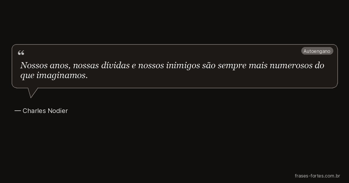 Frase de Charles Nodier