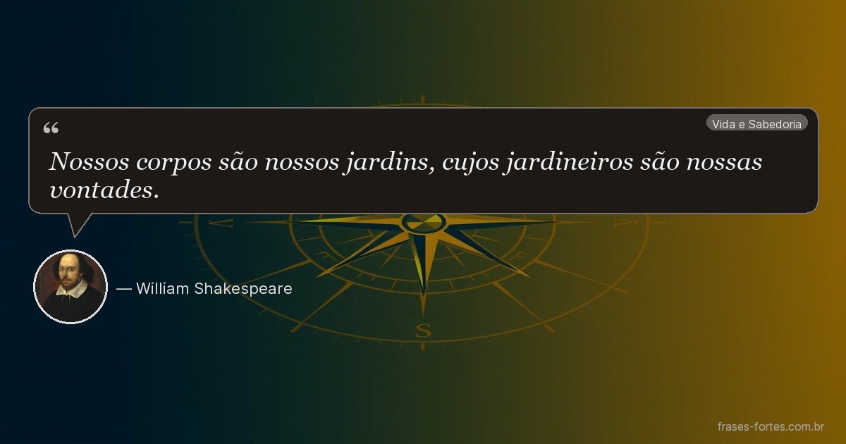 Frase de William Shakespeare