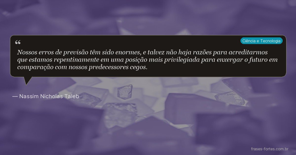 Frase de Nassim Nicholas Taleb