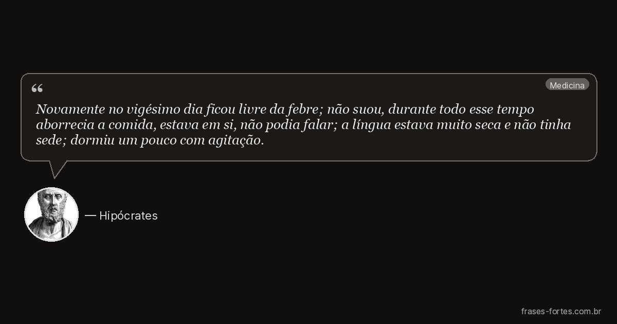 Frase de Hipócrates