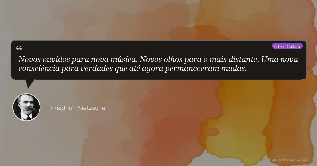 Frase de Friedrich Nietzsche