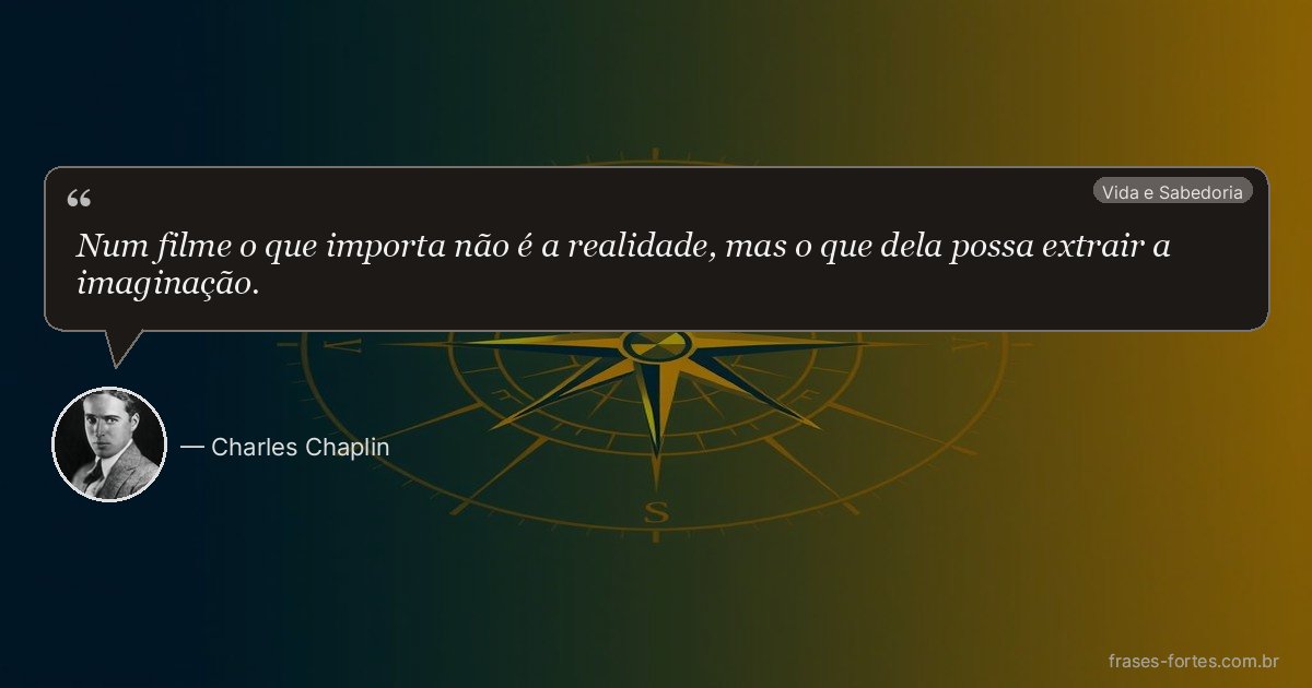 Frase de Charles Chaplin
