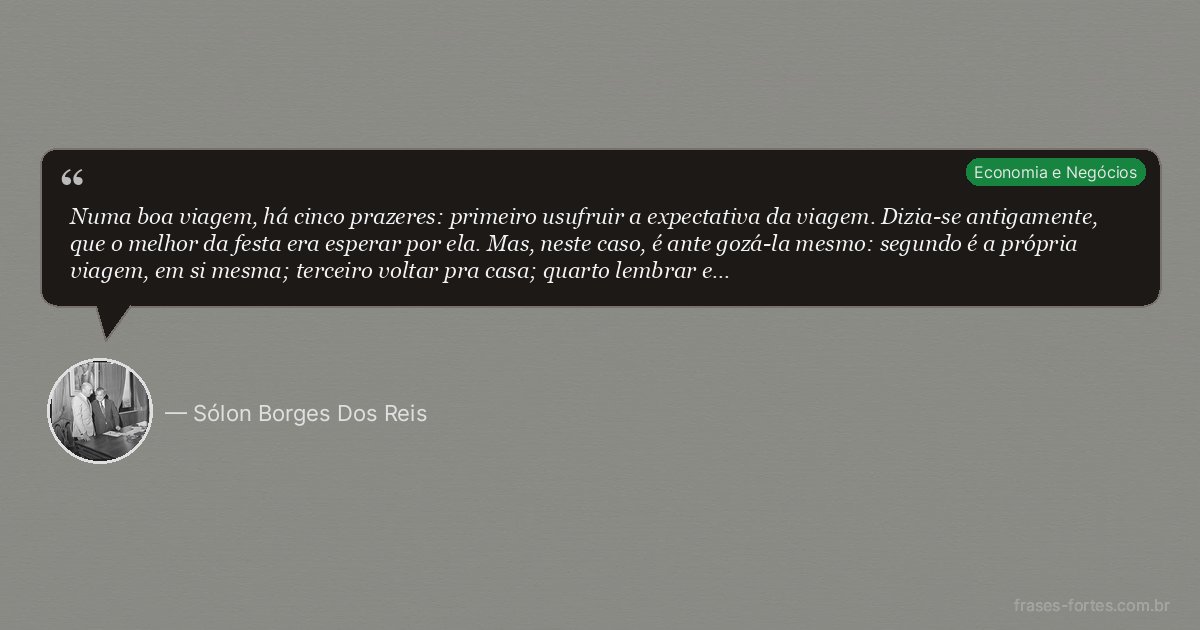 Frase de Sólon Borges Dos Reis