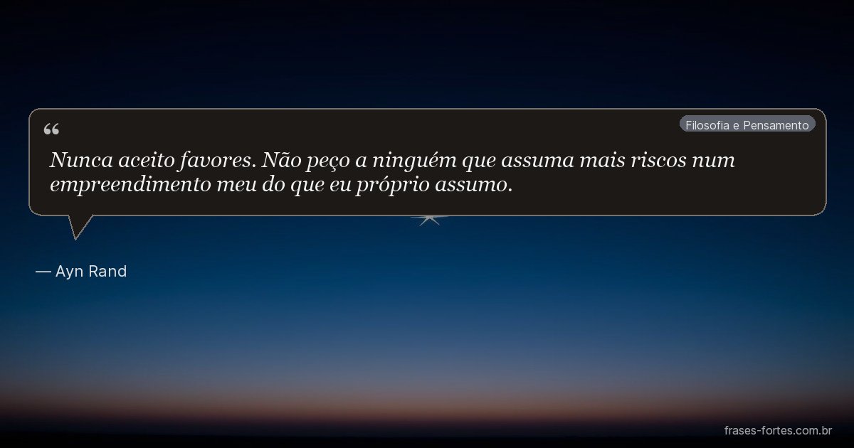 Frase de Ayn Rand
