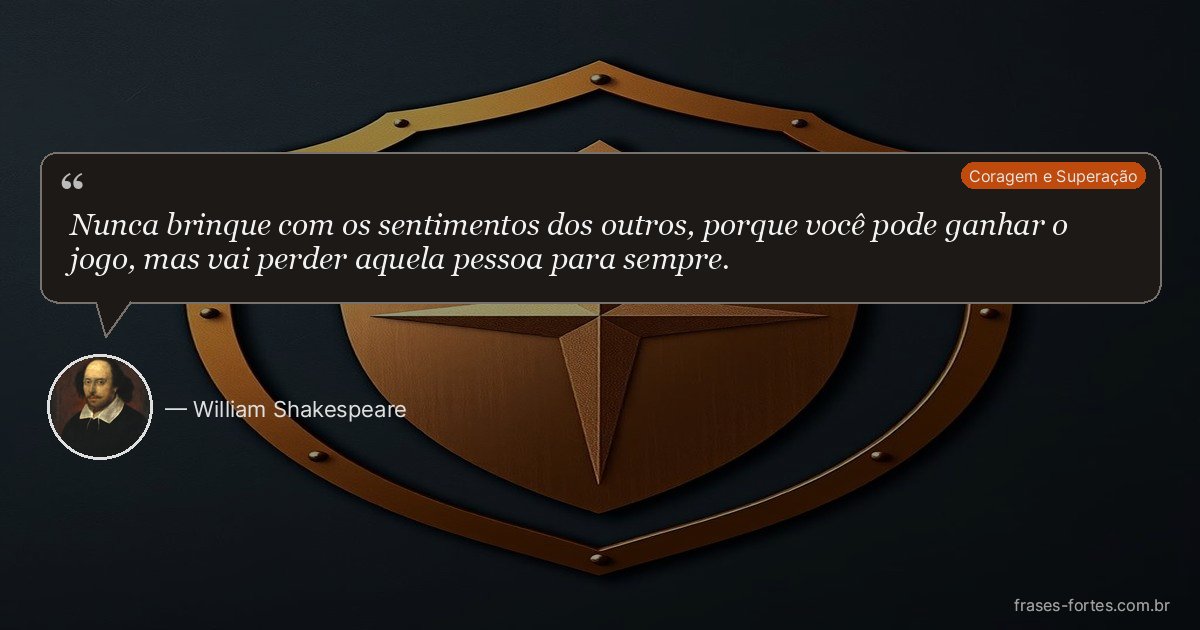 Frase de William Shakespeare