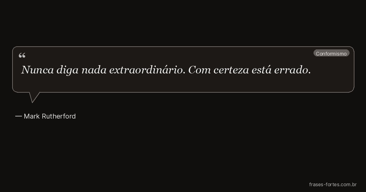 Frase de Mark Rutherford