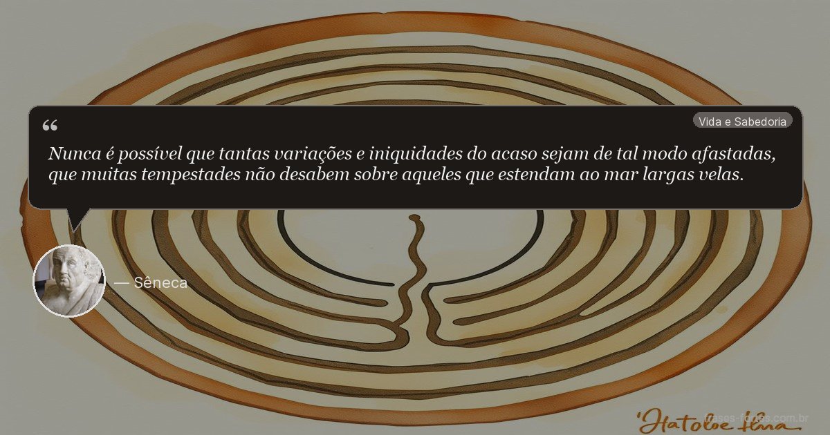 Frase de Sêneca