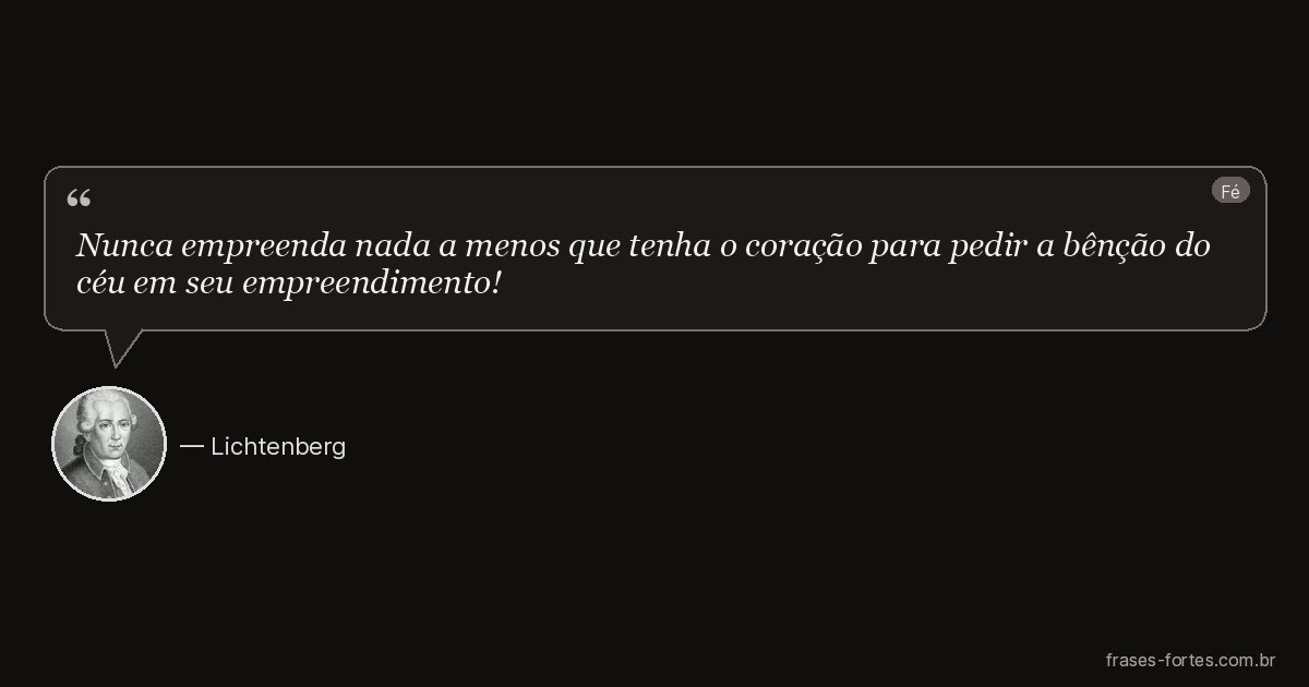 Frase de Lichtenberg