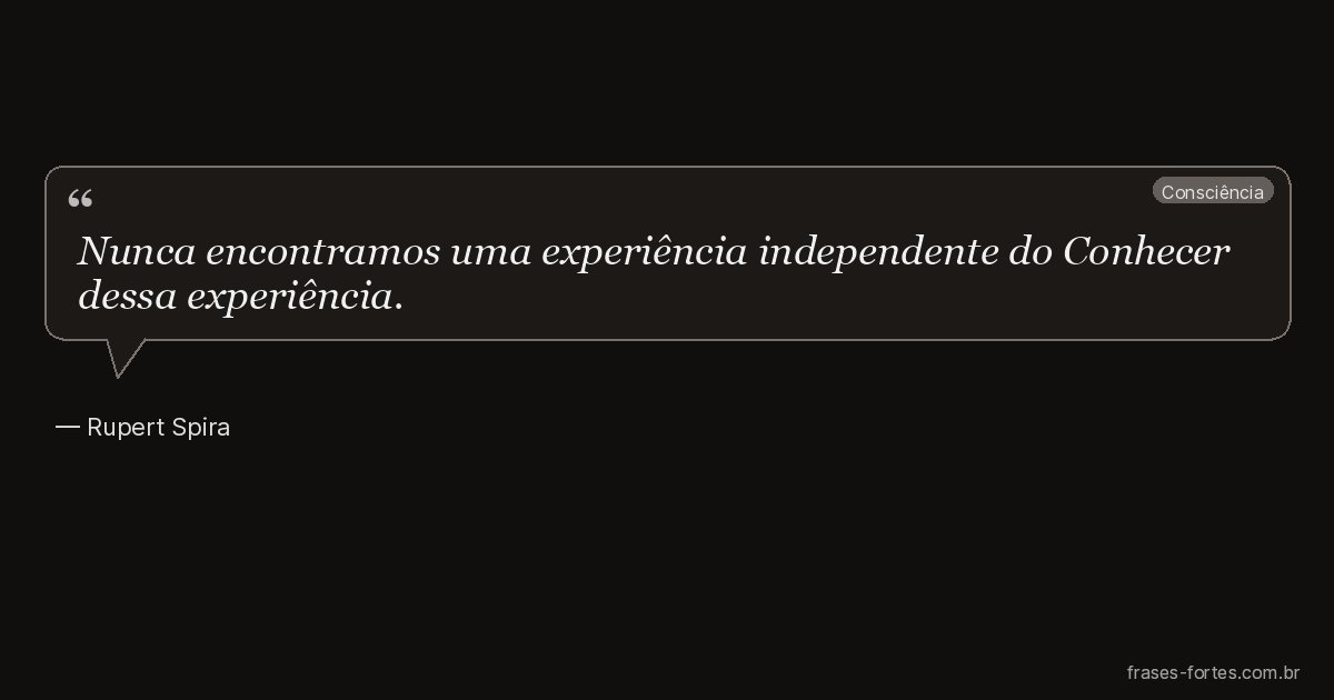 Frase de Rupert Spira