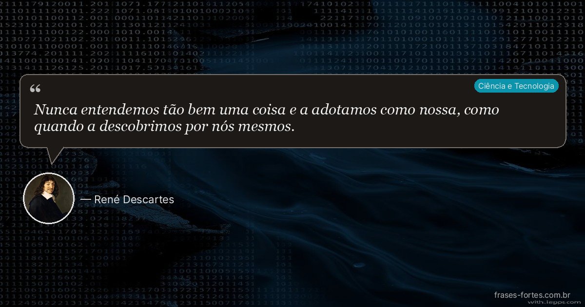 Frase de René Descartes