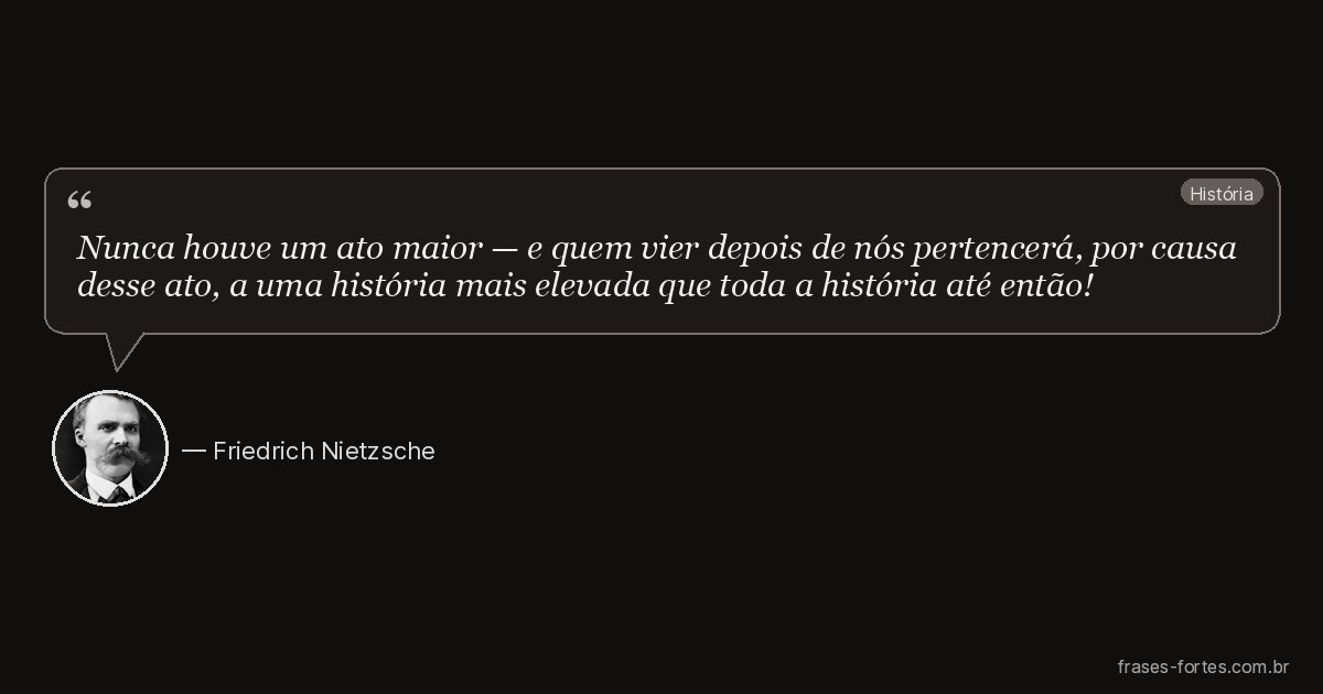 Frase de Friedrich Nietzsche